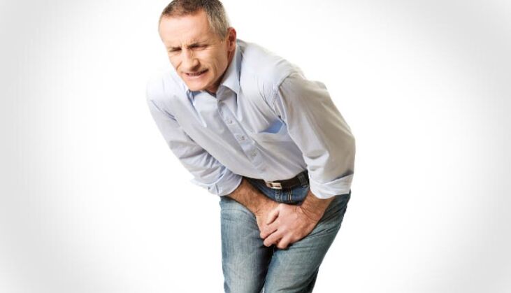 A prostatite aguda nun home maniféstase por dor intensa na zona perineal