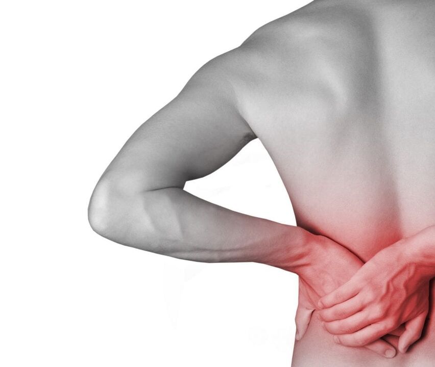 Dor lumbar debido á prostatite