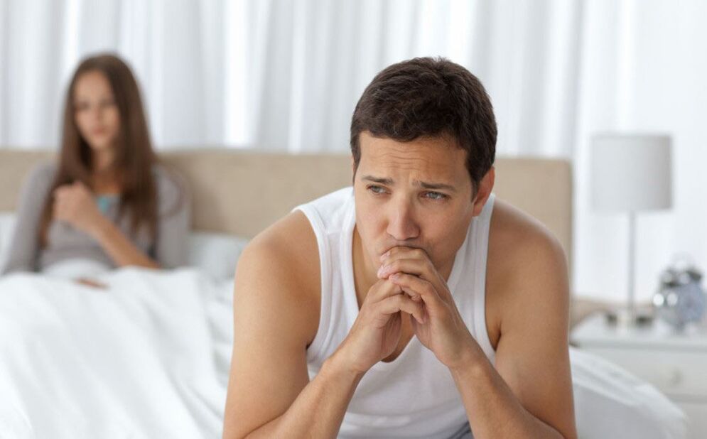 pobre potencia en homes con prostatite