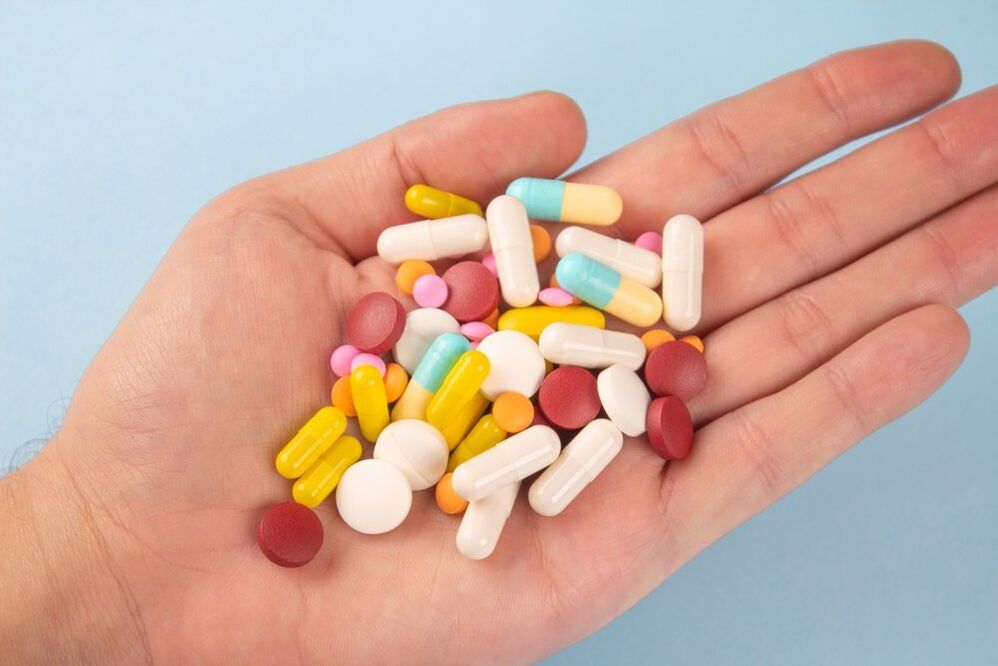 Varios medicamentos para o tratamento da inflamación da próstata